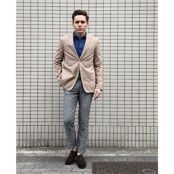 Boglioli Men’s 51 Casati Navy 100% Cotton Two Button Closure Sport Coat Jacket - Picture 5 of 12